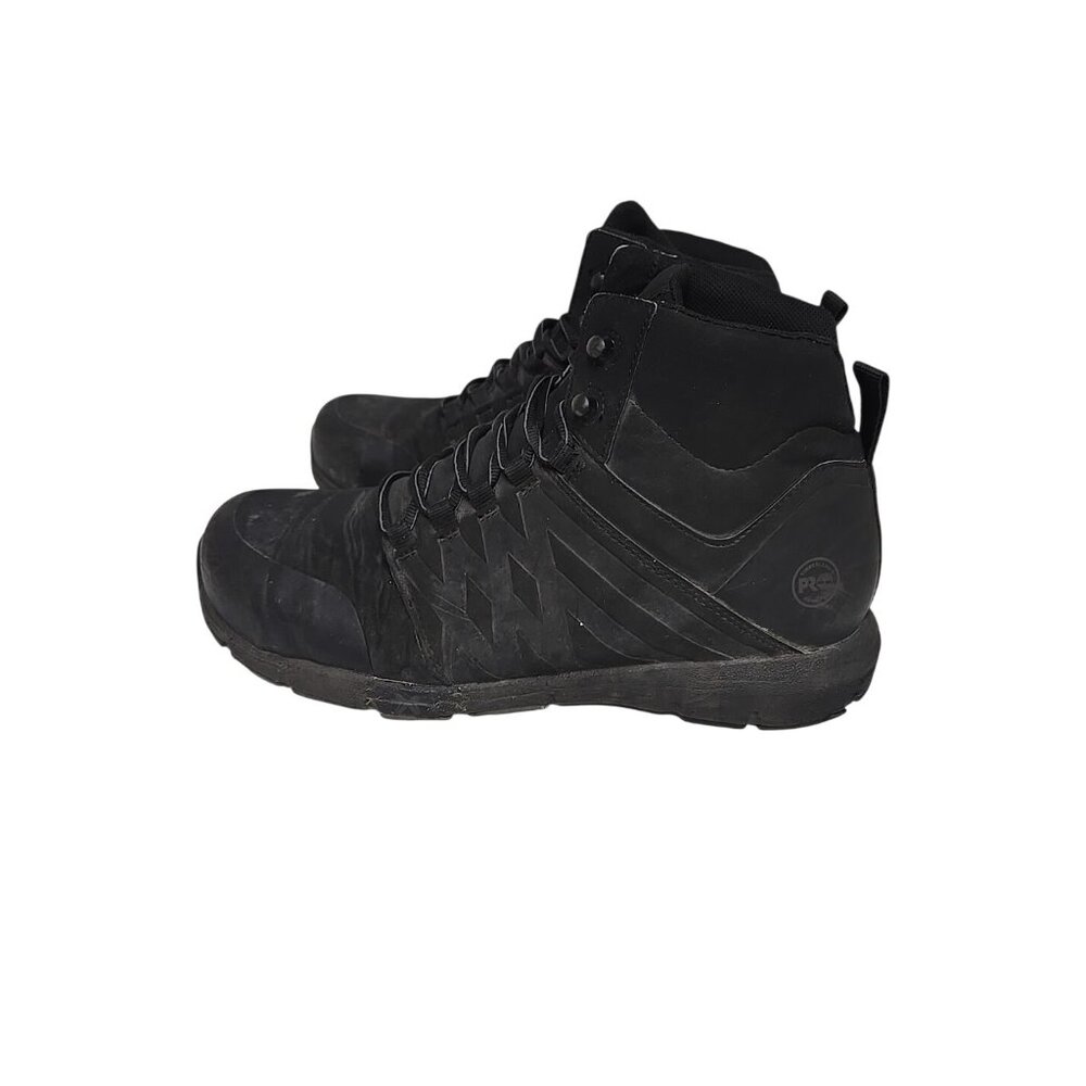 Timberland PRO Men's A297S Radius CTCP Mid Athletic Work Boots Black Size 11W - Picture 4 of 7